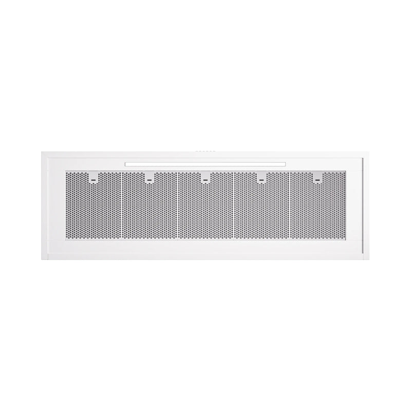 ILVE Nostalgie II 60-Inch 600 CFM Wall Mounted Range Hood in White with Chrome Trim (UANB60WHC)