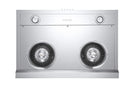 Hauslane 30-Inch 300 CFM Under Cabinet Push Button Range Hood with Grease Catchers in Stainless Steel (UC-C100SS-30)