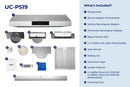 Hauslane Under Cabinet Range Hood in Stainless Steel (UC-PS19)