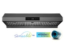 Hauslane Under Cabinet Range Hood in Stainless Steel (UC-PS19)
