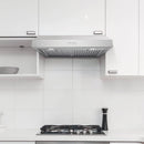 Cosmo 4-Piece Appliance Package - 30-Inch Gas Range, Under Cabinet Range Hood, Dishwasher and Refrigerator in Stainless Steel (COS-4PKG-254)