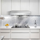 Cosmo 4-Piece Appliance Package - 30-Inch Gas Range, Under Cabinet Range Hood, Dishwasher and Refrigerator in Stainless Steel (COS-4PKG-254)