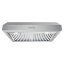 Cosmo 4-Piece Appliance Package - 30-Inch Gas Range, Under Cabinet Range Hood, Dishwasher and Refrigerator in Stainless Steel (COS-4PKG-254)