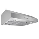 Cosmo 4-Piece Appliance Package - 30-Inch Gas Range, Under Cabinet Range Hood, Dishwasher and Refrigerator in Stainless Steel (COS-4PKG-254)