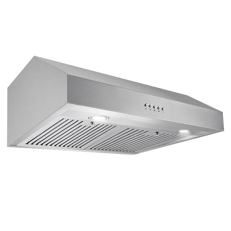 Cosmo 30-Inch 380 CFM Ductless Under Cabinet Range Hood in Stainless Steel (UC30-DL)
