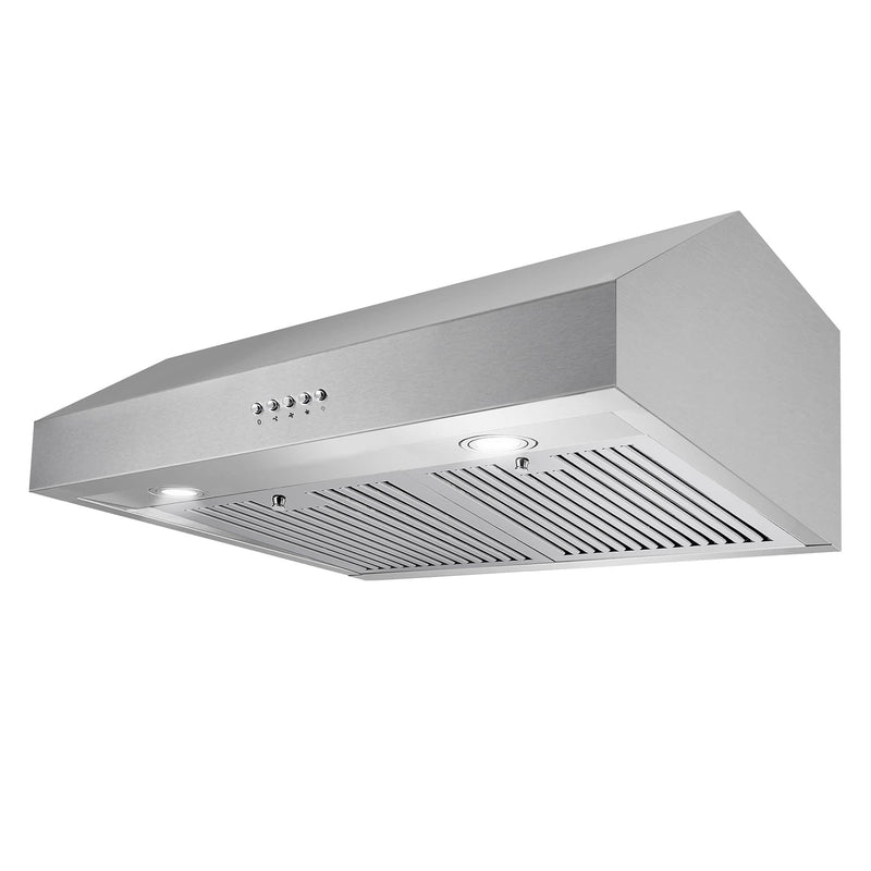 Cosmo 30-Inch 380 CFM Ducted Under Cabinet Range Hood in Stainless Steel (UC30)
