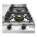 ILVE Nostalgie II 48-Inch Built-In Natural Gas Cooktop with 8 Burners, Griddle in Stainless Steel (UHCP1265FNSSB)