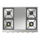 ILVE Nostalgie II 36 inch Built-In Propane Gas Rangetop with 6 Burners and Griddle, in Stainless Steel (UHCP36FNSSPLP)