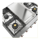ILVE Nostalgie II 36 inch Built-In Propane Gas Rangetop with 6 Burners and Griddle, in Stainless Steel (UHCP36FNSSPLP)