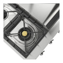 ILVE Nostalgie II 48 inch Built-In Natural Gas Rangetop with Griddle, in Stainless Steel (UHCP48FNSSC)