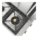 ILVE Nostalgie II 48 inch Built-In Natural Gas Rangetop with Griddle, in Stainless Steel (UHCP48FNSSG)