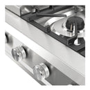 ILVE Professional Plus II 48 inch Built-In Natural Gas Rangetop with Griddle, in Stainless Steel (UHCP48FSS)
