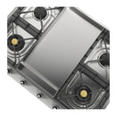 ILVE Nostalgie II 36 inch Built-In Propane Gas Cooktop with Griddle, in Stainless Steel (UHCP965FNSSCLP)
