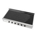 ILVE Nostalgie II 48 inch Built-In Induction Rangetop with 6 Elements, Stainless Steel (UHCPI486NSSB)