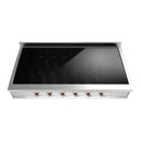 ILVE Nostalgie II 48 inch Built-In Induction Rangetop with 6 Elements, Stainless Steel (UHCPI486NSSP)