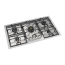 ILVE Panoramagic 36-Inch Built-In Propane Gas Cooktop with 5 Burners in Stainless Steel (UHCPMT95SSLP)