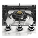 ILVE Nostalgie II 48 inch Built-In Propane Gas Cooktop with Total Black Brass Burners, in Stainless Steel (UHCPT125FNSSCLP)