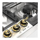 ILVE Nostalgie II 30-Inch Built-In Propane Gas Cooktop with 5 Burners in Stainless Steel  (UHCPT75NSSGLP)