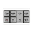 ILVE 48-Inch Majestic II Dual Fuel Range with 8 Sealed Brass Burners and Removable Griddle - 5.62 cu. ft. Oven - in Blue Grey with Bronze Trim (UM12FDNS3BGB)