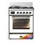 ILVE Majestic III 30-inch Dual Fuel Range with 5 Liquid Propane Burner and Triple Glass Door Electric Oven in RAL with Burnished Trim (UM30NR3RABLP)