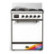 ILVE Majestic III 30-inch Dual Fuel Range with 5 Liquid Propane Burner and Solid Door Electric Oven in RAL with Burnished Trim (UM30QNR3RABLP)