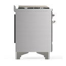 ILVE Majestic III 60-inch Dual Fuel Range with 5 Liquid Propane Burner, Griddle, French Top and Triple Glass Door Electric Oven in Stainless Steel with Chrome Trim (UM60FSNR3SSCLP)