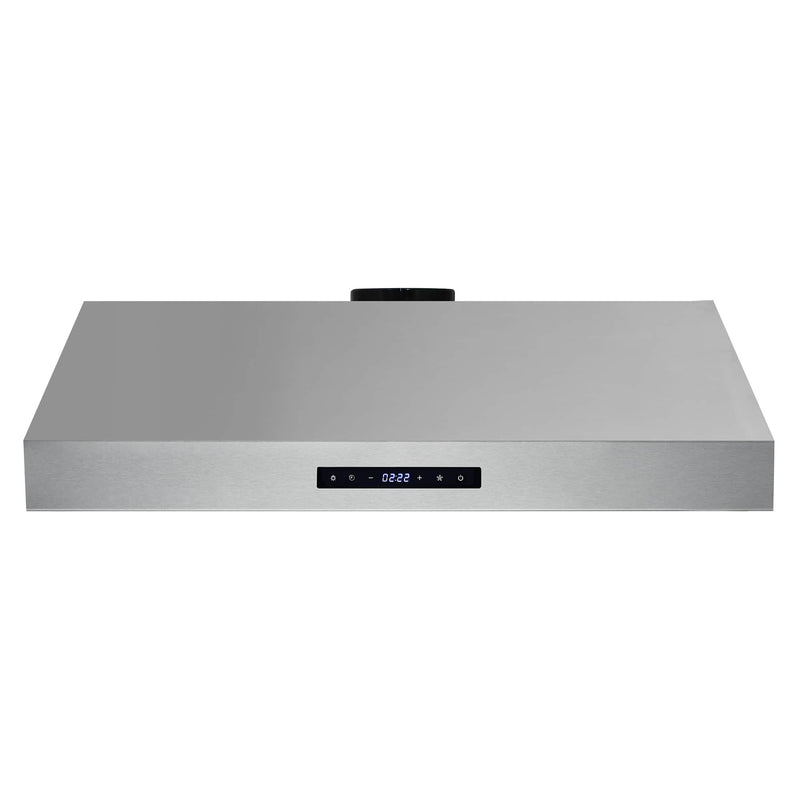 COSMO UMC30 Ducted Under Cabinet Stainless Steel Range Hood with 380 CFM,  Permanent Filters & LED Lights, 30 inch