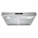 Cosmo 4-Piece Appliance Package - 30-Inch Gas Range, Under Cabinet Range Hood, Dishwasher and Refrigerator in Stainless Steel (COS-4PKG-255)