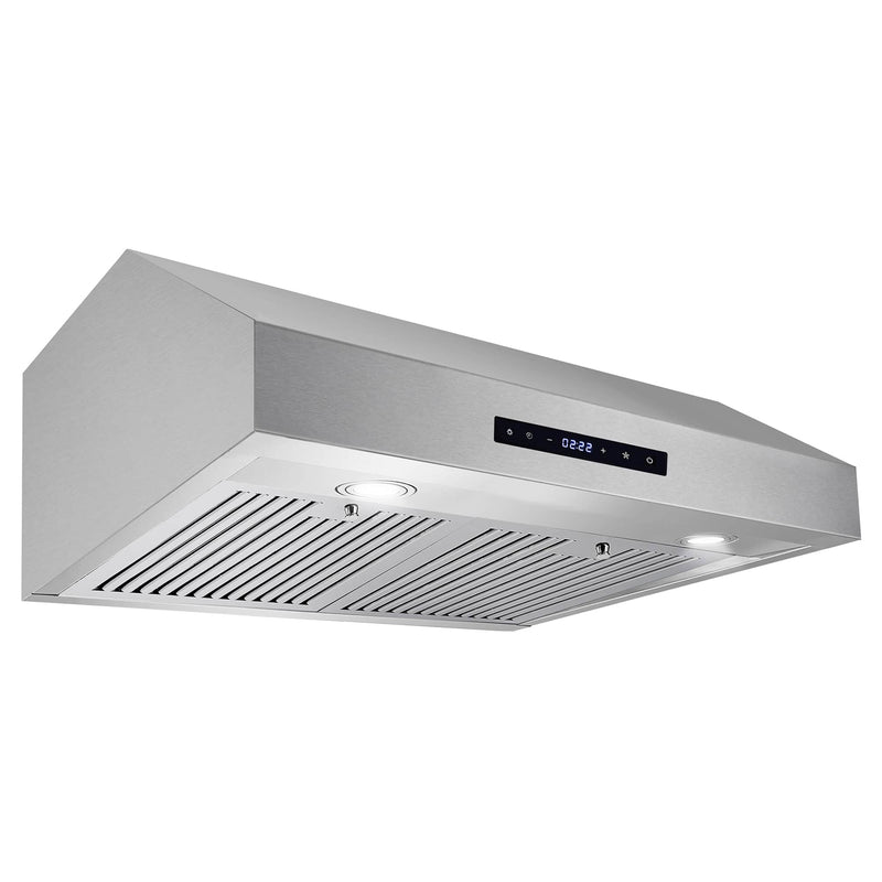 Cosmo 30-Inch 380 CFM Ducted Under Cabinet Range Hood in Stainless Steel (UMC30)