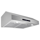 Cosmo 4-Piece Appliance Package - 30-Inch Gas Range, Under Cabinet Range Hood, Dishwasher and Refrigerator in Stainless Steel (COS-4PKG-255)