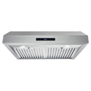 Cosmo 4-Piece Appliance Package - 30-Inch Gas Range, Under Cabinet Range Hood, Dishwasher and Refrigerator in Stainless Steel (COS-4PKG-255)