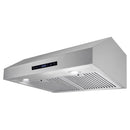 Cosmo 4-Piece Appliance Package - 30-Inch Gas Range, Under Cabinet Range Hood, Dishwasher and Refrigerator in Stainless Steel (COS-4PKG-255)