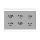 ILVE 40-Inch Majestic II Series Freestanding Electric Solid Door Double Oven Range with 6 Elements in Blue Grey with Bronze Trim (UMDI10QNS3BGB)