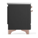 ILVE Majestic III 40-Inch Induction Range with 6 Induction Elements and Triple Glass Door Electric Oven in Matte Graphite with Copper Trim (UMDIB40NR3MGP)