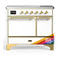 ILVE Majestic III 40-Inch Induction Range with 6 Induction Elements and Solid Door Electric Oven in RAL with Brass Trim (UMDIB40QNR3RAG)