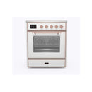 ILVE 36-Inch Majestic II induction Range with 5 Elements - 3.5 cu. ft. Oven - Copper Trim in Custom RAL Color (UMI09NS3RAP)