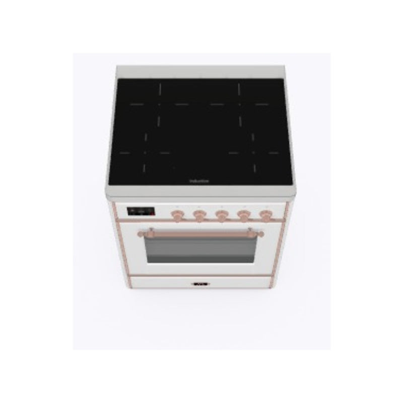 ILVE 36-Inch Majestic II induction Range with 5 Elements - 3.5 cu. ft. Oven - Copper Trim in Custom RAL Color (UMI09NS3RALP)