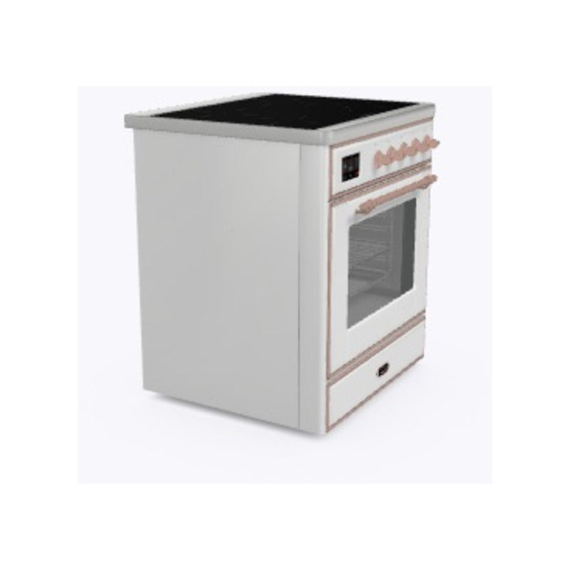 ILVE 36-Inch Majestic II induction Range with 5 Elements - 3.5 cu. ft. Oven - Copper Trim in Custom RAL Color (UMI09NS3RALP)