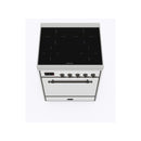 ILVE 36-Inch Majestic II induction Range with 5 Elements - 3.5 cu. ft. Oven - Solid Door in Custom RAL with Bronze Trim (UMI09QNS3RAB)