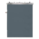 ILVE 30-Inch Majestic II induction Range with 4 Elements - 4 cu. ft. Oven in Blue Grey with Copper Trim (UMI30NE3BGP)