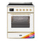 ILVE 30-Inch Majestic II induction Range with 4 Elements and  4 cu. ft. Oven - Brass Trim in Custom RAL Color (UMI30NE3RALG)