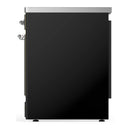 ILVE Majestic III 30-Inch Induction Range with 4 Induction Elements and Triple Glass Door Electric Oven in Glossy Black with Chrome Trim (UMIB30NR3BKC)