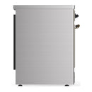 ILVE Majestic III 30-Inch Induction Range with 4 Induction Elements and Triple Glass Door Electric Oven in Stainless Steel with Burnished Trim (UMIB30NR3SSB)
