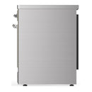 ILVE Majestic III 30-Inch Induction Range with 4 Induction Elements and Triple Glass Door Electric Oven in Stainless Steel with Chrome Trim (UMIB30NR3SSC)