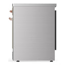 ILVE Majestic III 30-Inch Induction Range with 4 Induction Elements and Triple Glass Door Electric Oven in Stainless Steel with Copper Trim (UMIB30NR3SSP)