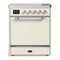 ILVE Majestic III 30-Inch Induction Range with 4 Induction Elements and Solid Door Electric Oven in Antique White with Chrome Trim (UMIB30QNR3AWC)