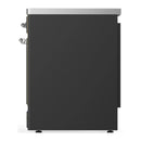 ILVE Majestic III 30-Inch Induction Range with 4 Induction Elements and Solid Door Electric Oven in Matte Graphite with Chrome Trim (UMIB30QNR3MGC)