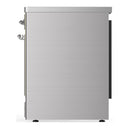ILVE Majestic III 30-Inch Induction Range with 4 Induction Elements and Solid Door Electric Oven in Stainless Steel with Chrome Trim (UMIB30QNR3SSC)