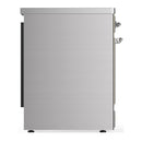 ILVE Majestic III 30-Inch Induction Range with 4 Induction Elements and Solid Door Electric Oven in Stainless Steel with Chrome Trim (UMIB30QNR3SSC)