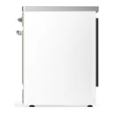 ILVE Majestic III 30-Inch Induction Range with 4 Induction Elements and Solid Door Electric Oven in White with Chrome Trim (UMIB30QNR3WHC)